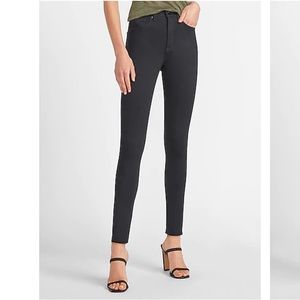 EXPRESS high rise black leggings jeans EUC